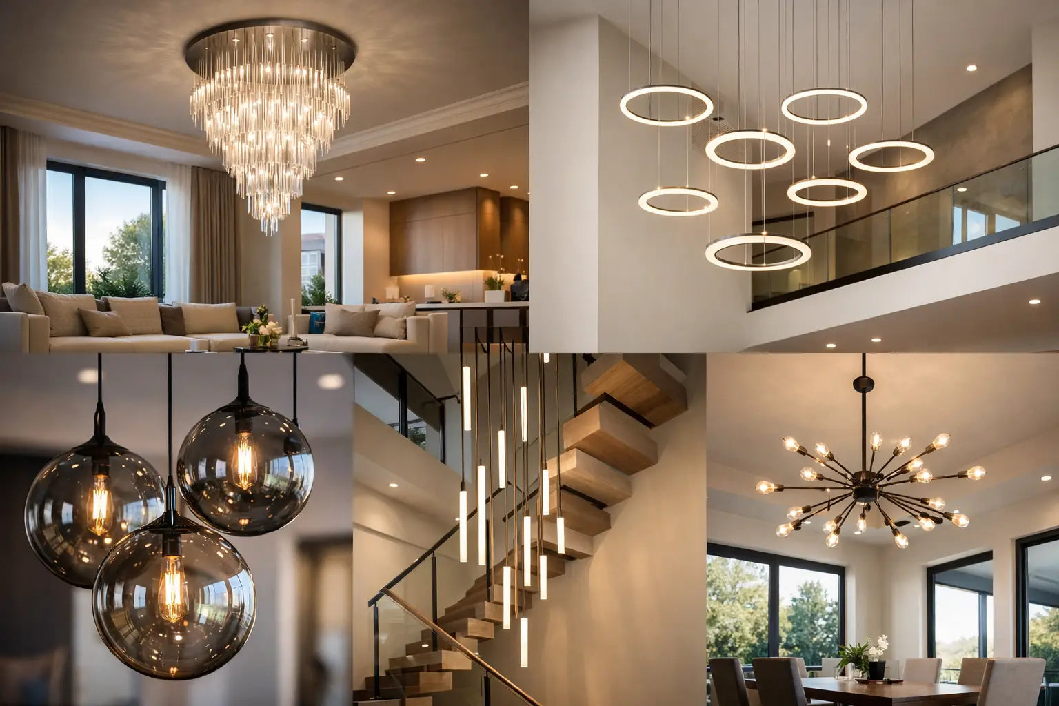 9 Modern High Ceiling Lighting Ideas