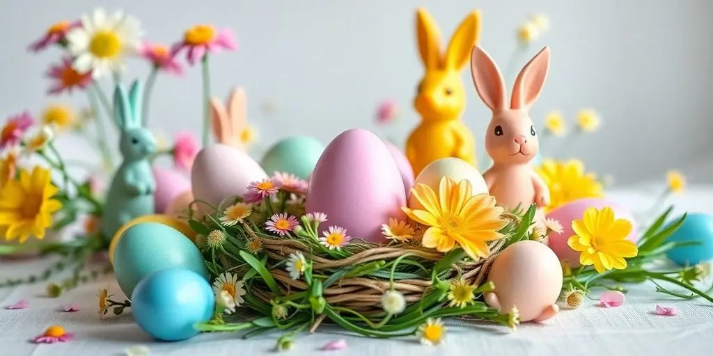 Creative-Ideas-for-Stunning-Home-Easter-Decor-This-Spring ChandeliersLife®