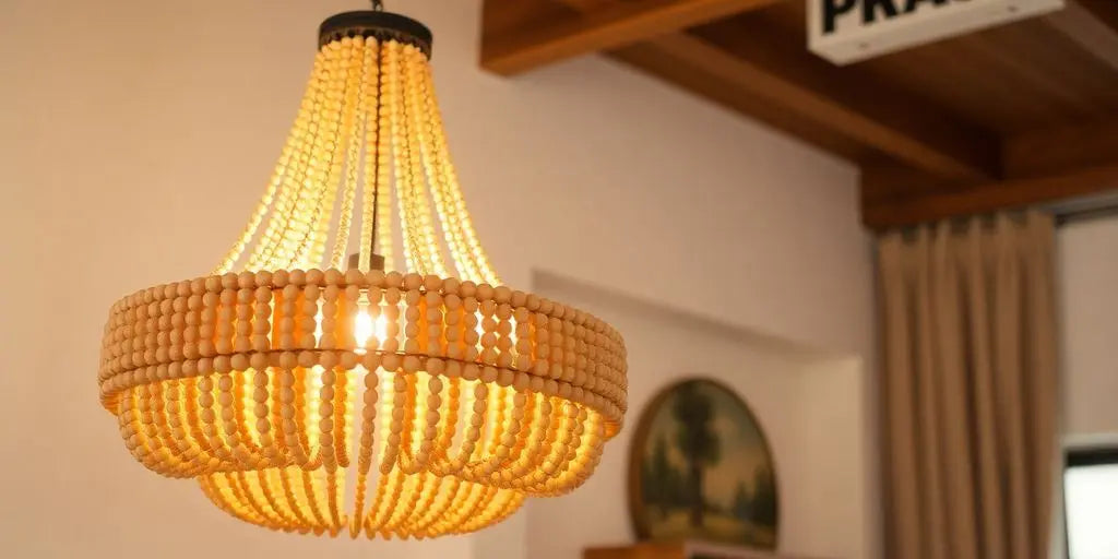Transform-Your-Space-with-These-Beautiful-Wood-Bead-Chandeliers ChandeliersLife®