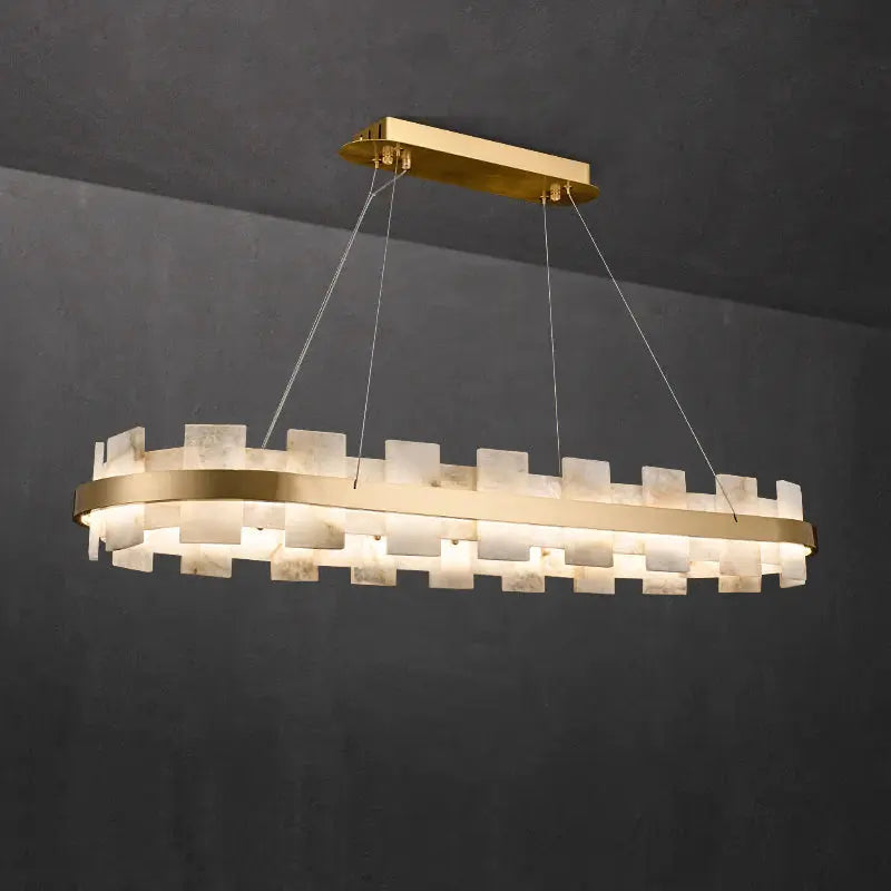 Modern Oval Marble Chandelier ChandeliersLife®