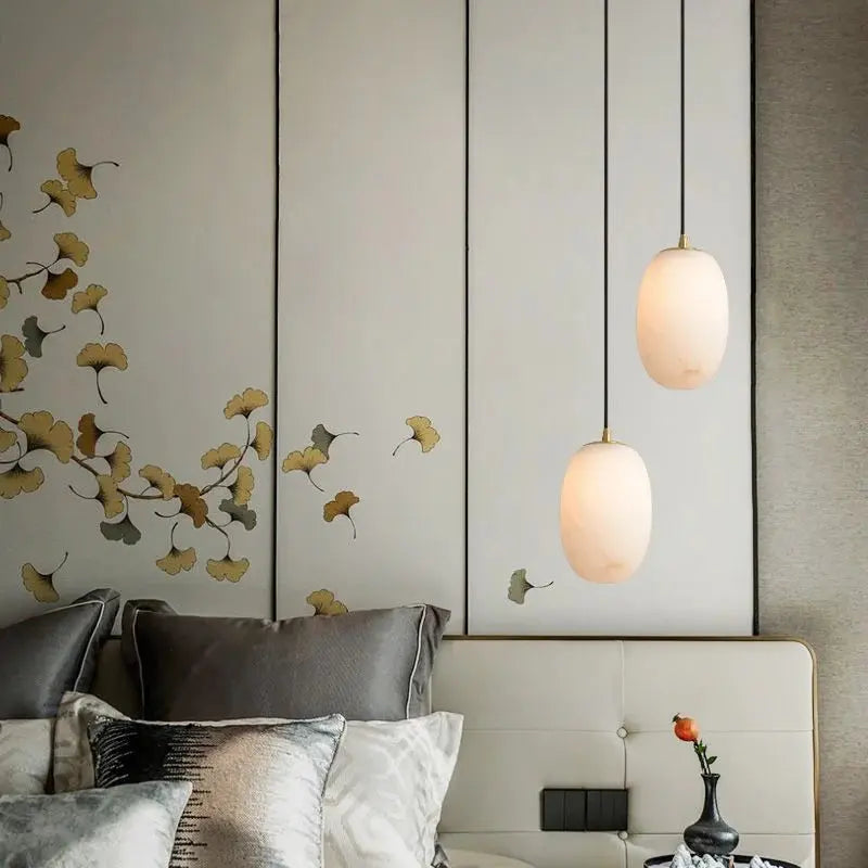Modern Real Alabaster Pendant Light ChandeliersLife®