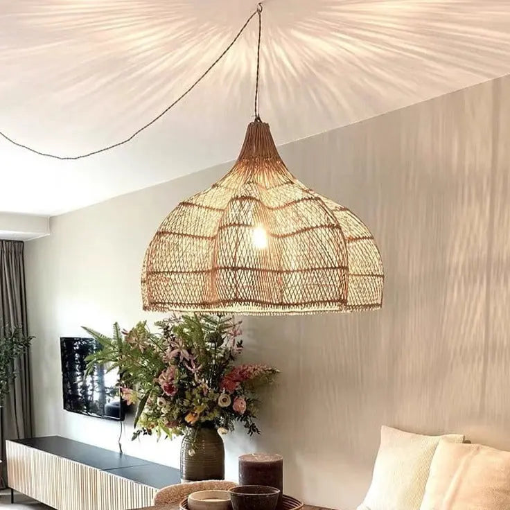 Oriental Petal Rattan Pendant Lights ChandeliersLife®