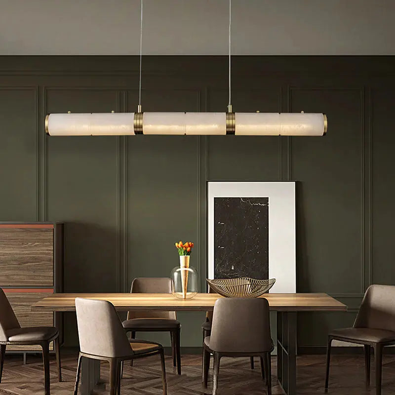 Linear Alabaster Chandelier ChandeliersLife®