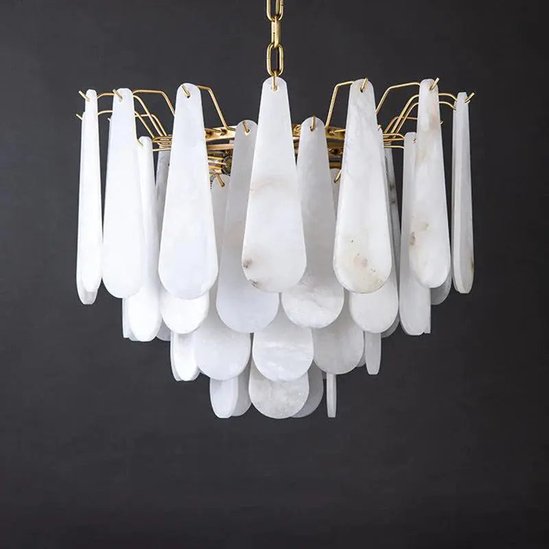 Alabaster Foyer Chandelier ChandeliersLife®