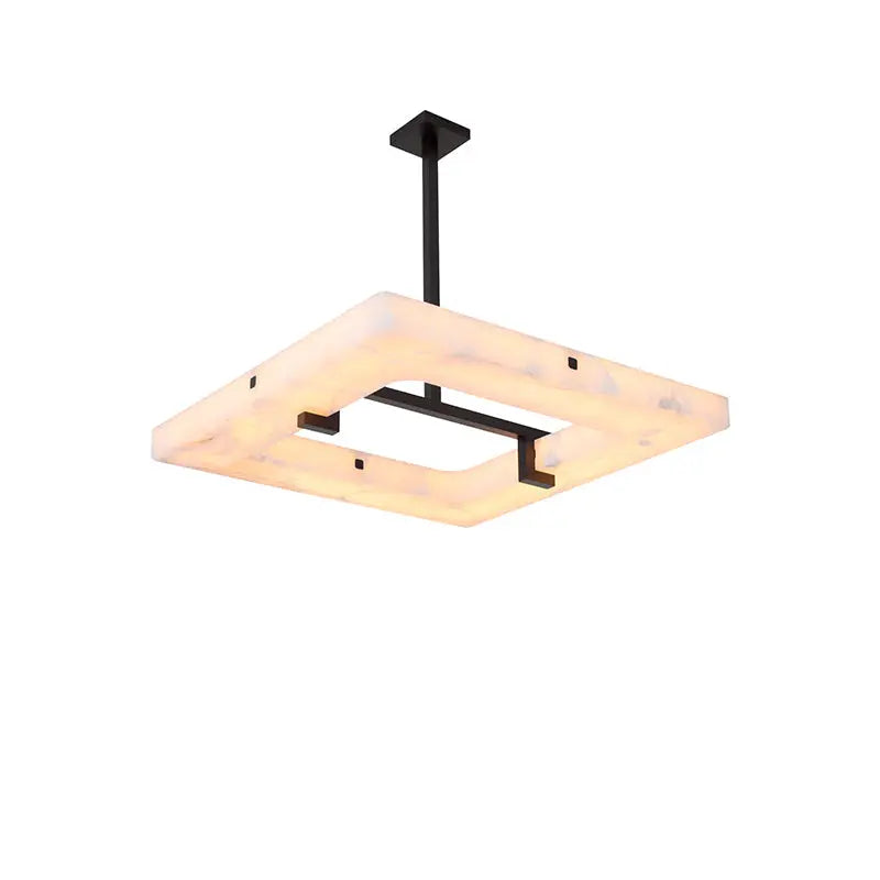 Modern Square Alabaster Chandelier ChandeliersLife®