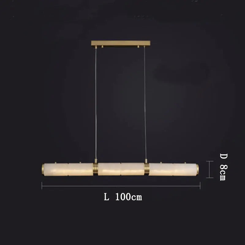 Linear Alabaster Chandelier ChandeliersLife®