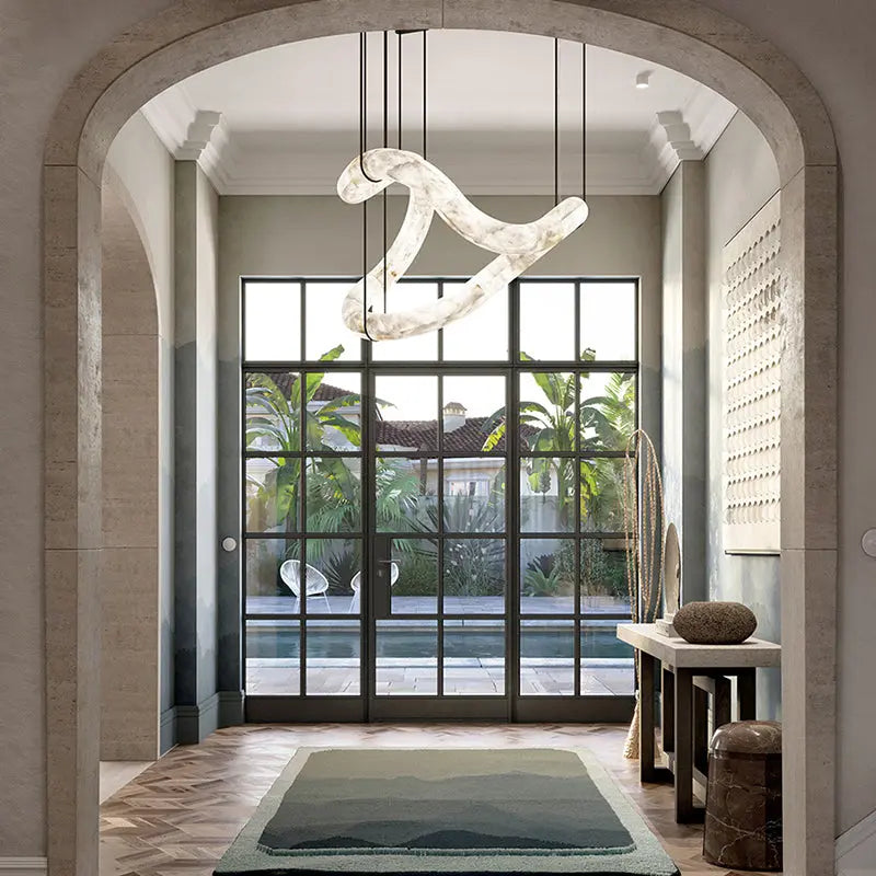 Infinity Chandelier Alabaster Designer Lighting — alternate product view 2