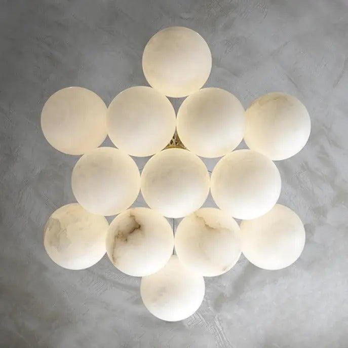 Modern Pearl Alabaster Ball Pendant Light ChandeliersLife®