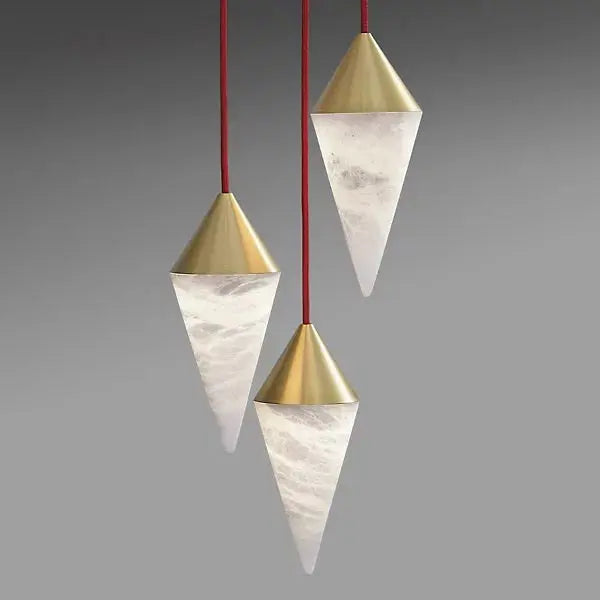 Modern Alabaster Cone Cluster Chandelier ChandeliersLife®