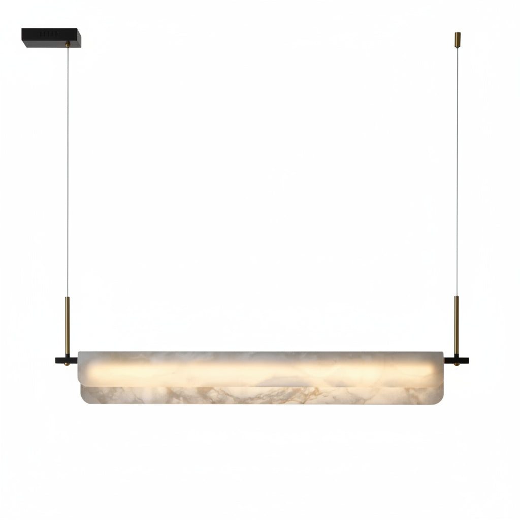 Modern Alabaster Linear Pendant Chandelier ChandeliersLife®