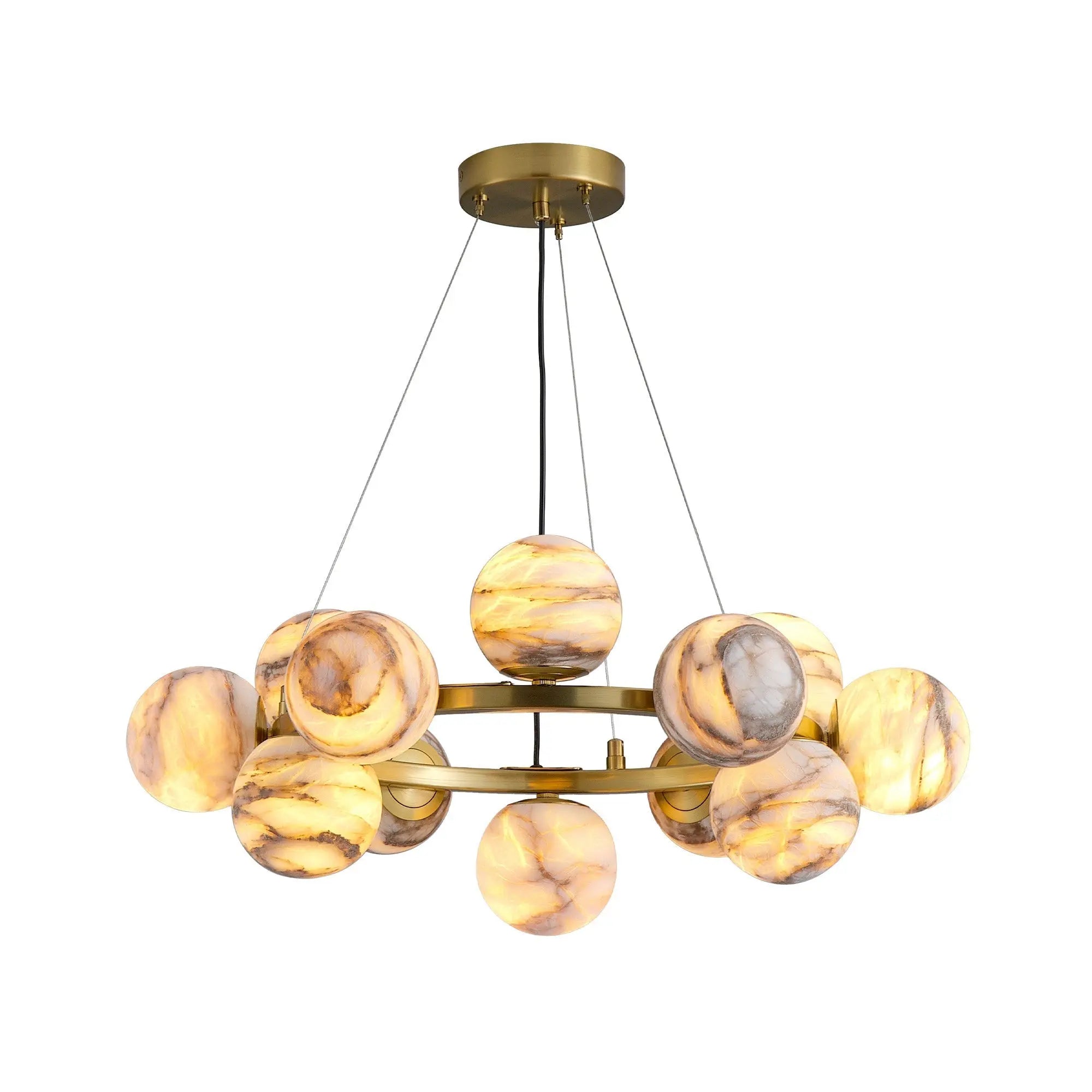 Modern Unique Alabaster Chandelier ChandeliersLife®