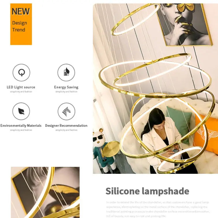 Ring Modern Chandelier ChandeliersLife®