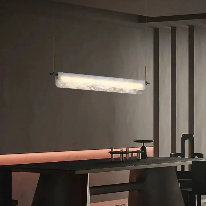 Modern Alabaster Linear Pendant Chandelier ChandeliersLife®