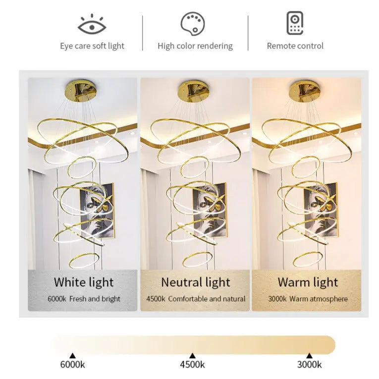 Ring Modern Chandelier ChandeliersLife®