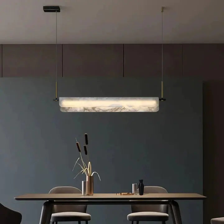 Modern Alabaster Linear Pendant Chandelier ChandeliersLife®