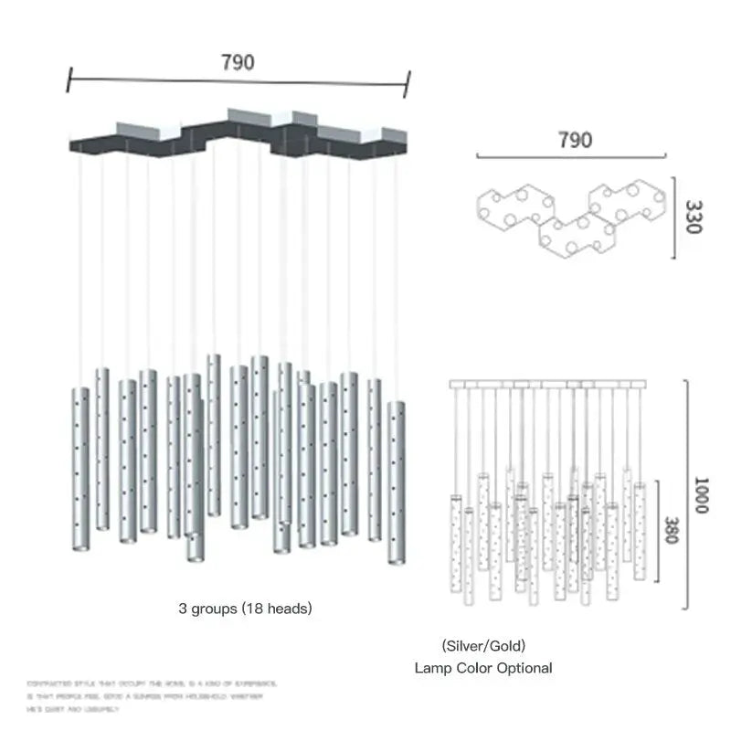 Luxury Modern Hanging Chandelier ChandeliersLife®