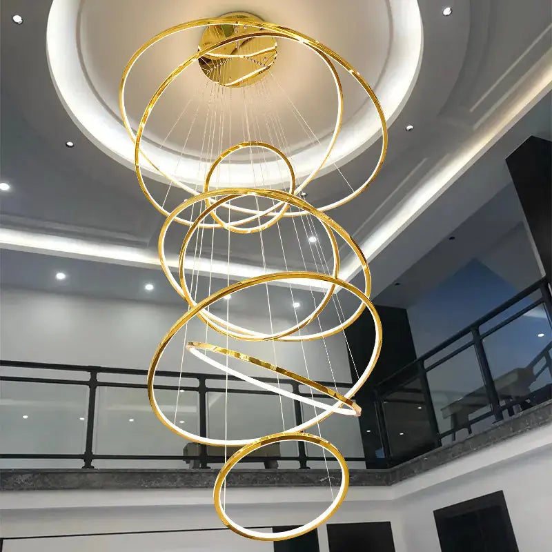 Elegant Modern Ring Chandelier