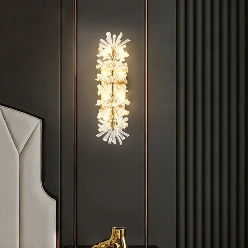 Modern Crystal Flower Wall Fixture ChandeliersLife®