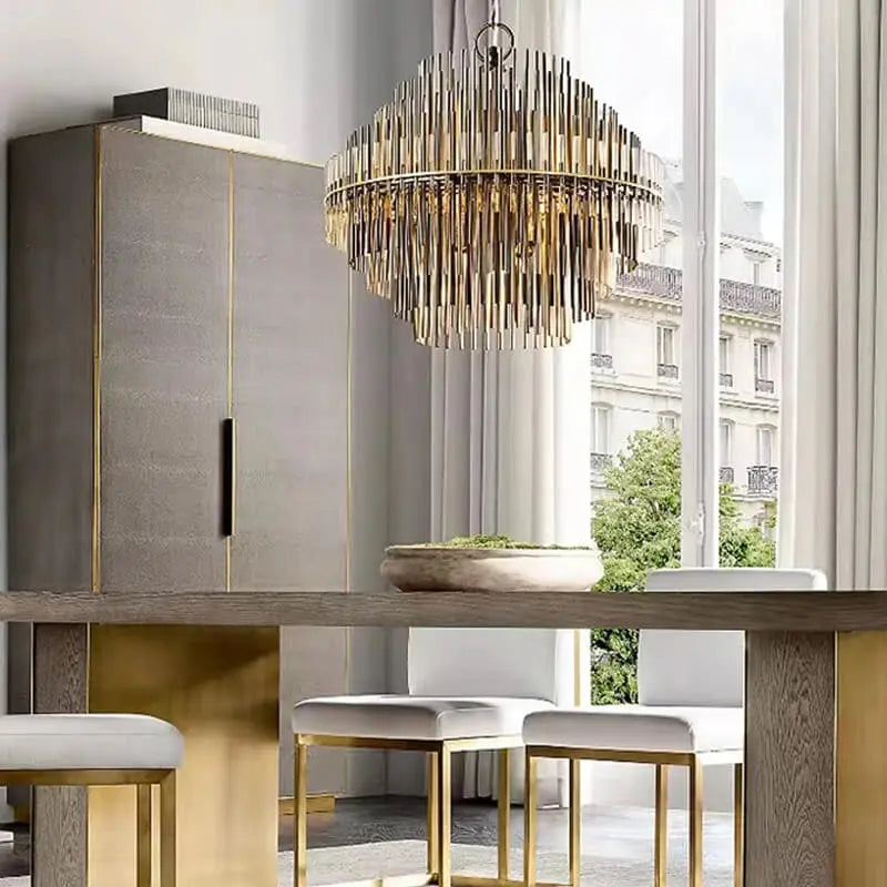 Modern Iron Chain Rectangle Chandelier ChandeliersLife®