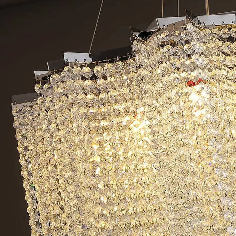 Luxury High Ceiling Modern Crystal Chandelier ChandeliersLife®