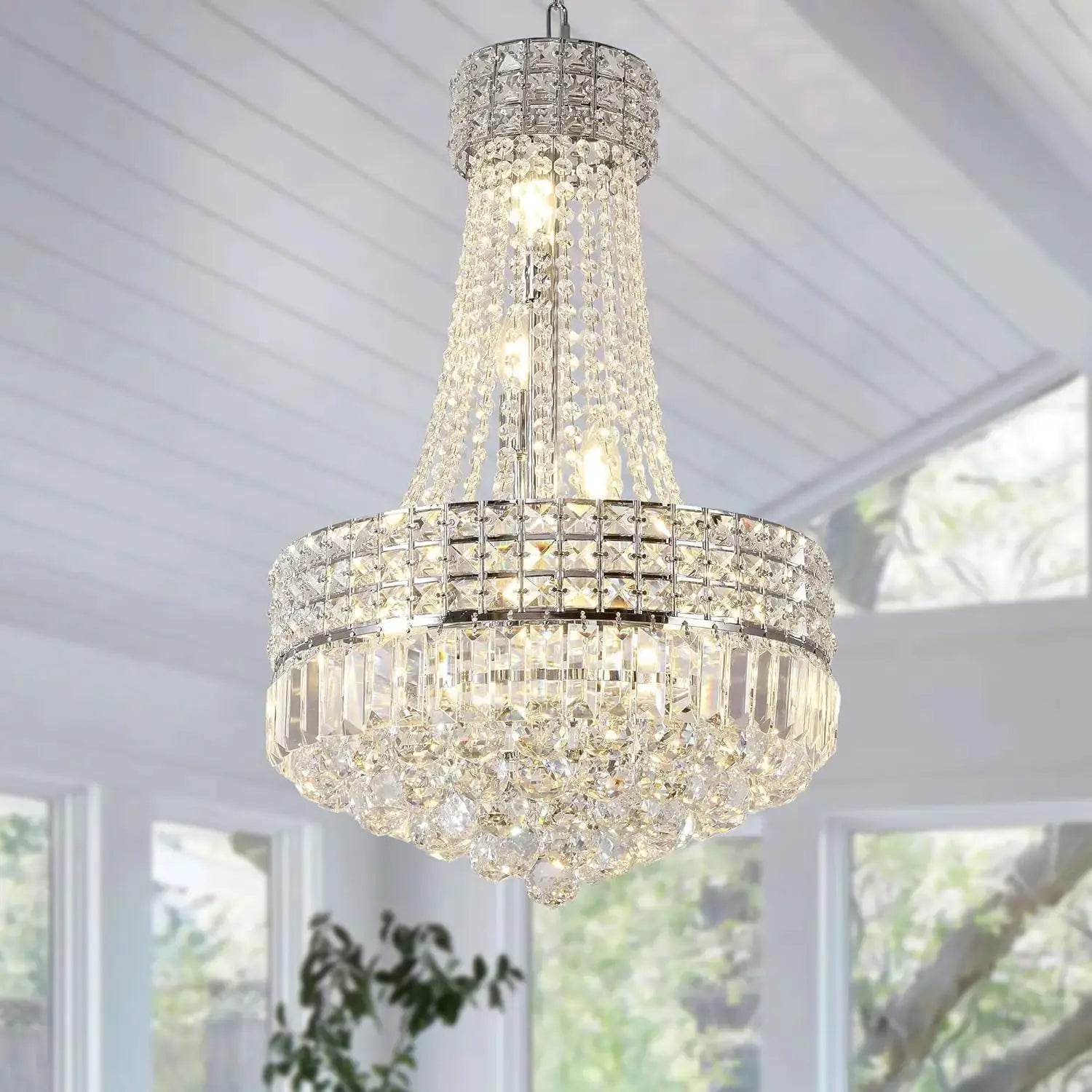 Modern Crystal Chandeliers for Dining Room