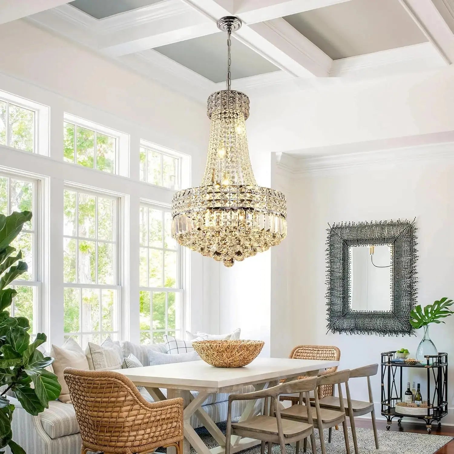 Modern Crystal Chandeliers for Dining Room
