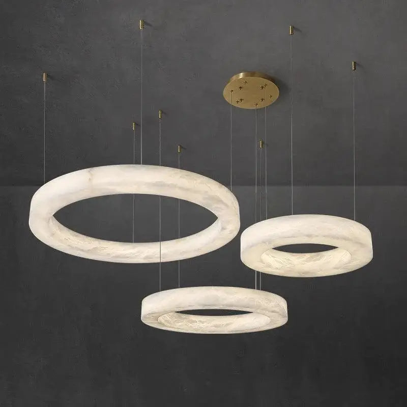 Marble Round Modern Pendant Light ChandeliersLife®