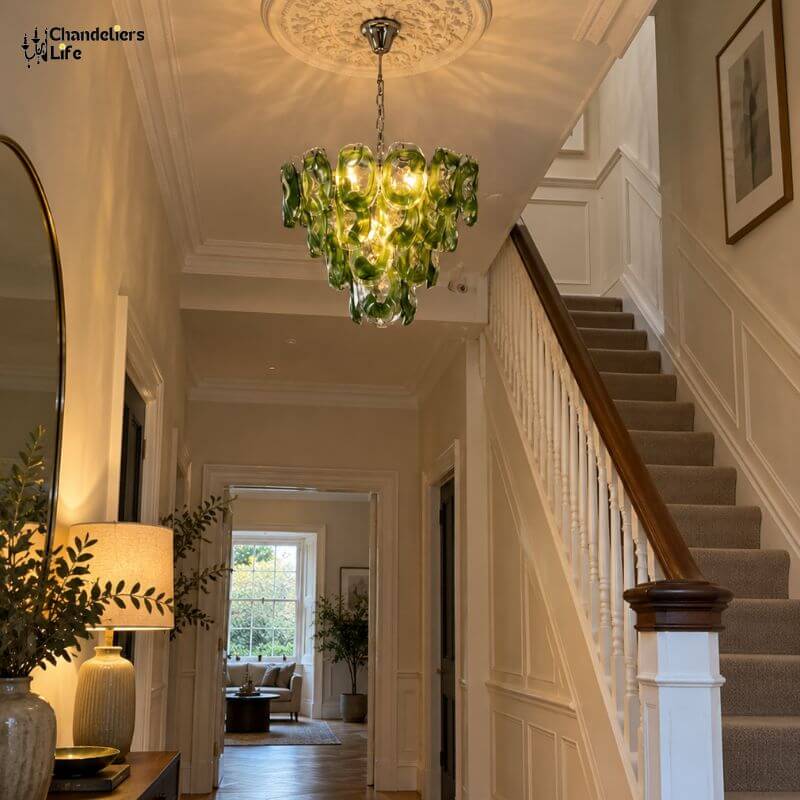 Celina French Style Tiered Glass Chandelier
