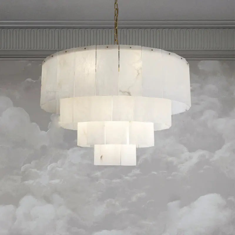 Marble Modern Multi-Layer Round Chandelier ChandeliersLife®