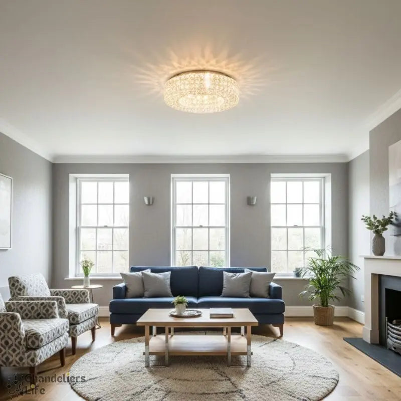 Round Crystal Chandelier Home Decoration