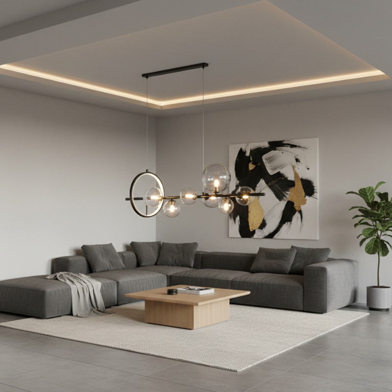 Creative Glass Bubble Ball Chandelier