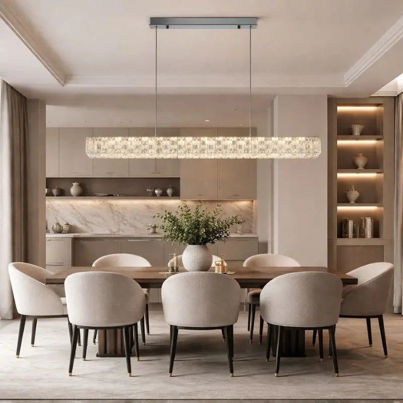 Crystal Oval Design LED Chandelier ChandeliersLife®