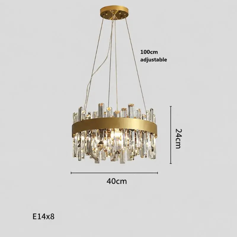 Crystal Round Designer Chandelier