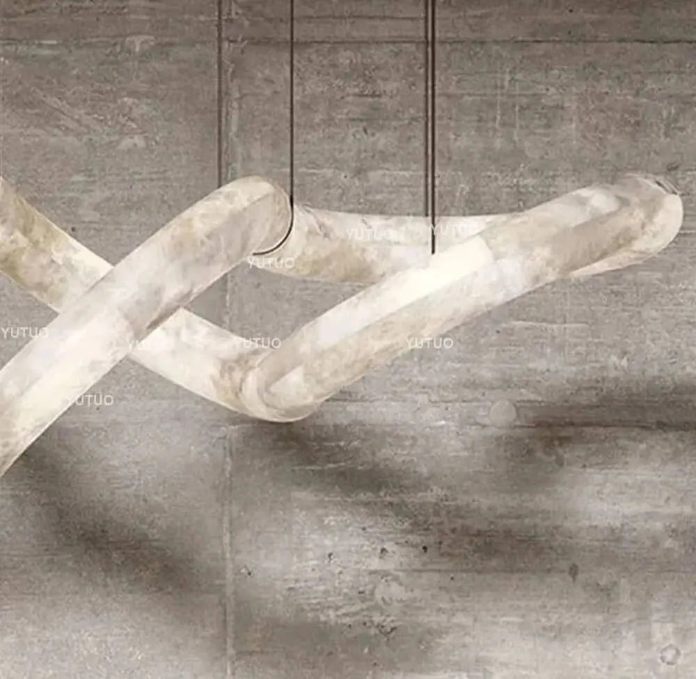 Designer Symmetrical Alabaster Pendant Chandelier ChandeliersLife®