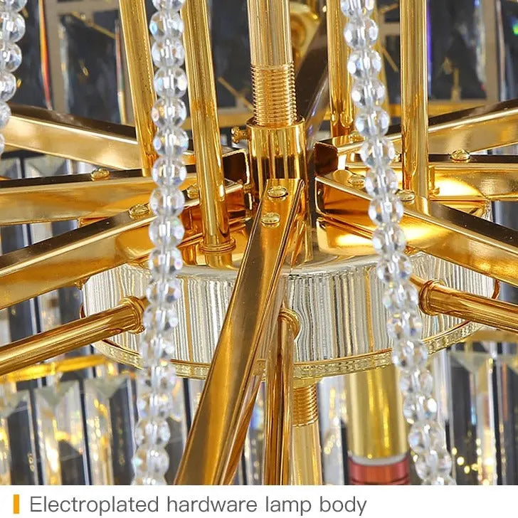Art Decor Brass Globe Crystal Chandelier ChandeliersLife®