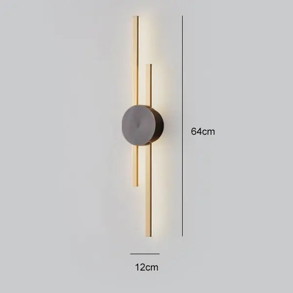 Luxury Minimalist Creative Copper Wall Light ChandeliersLife®