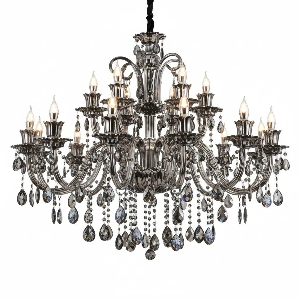 Modern Candle Large Crystal Chandelier ChandeliersLife®