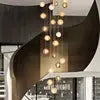 Modern Planets Staircase Chandelier