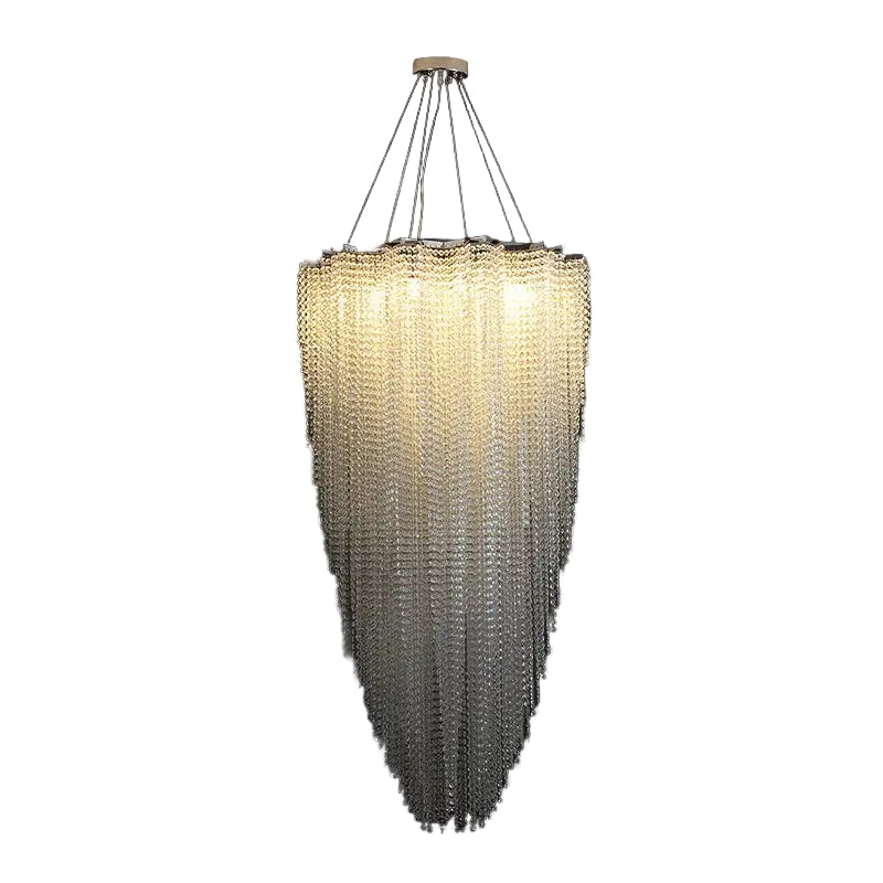 Nordic Modern Hanging Crystal Chandelier Lighting Luxury High Ceiling Lights Big Crystal Chandelier Pendant Lights for Villa ChandeliersLife®