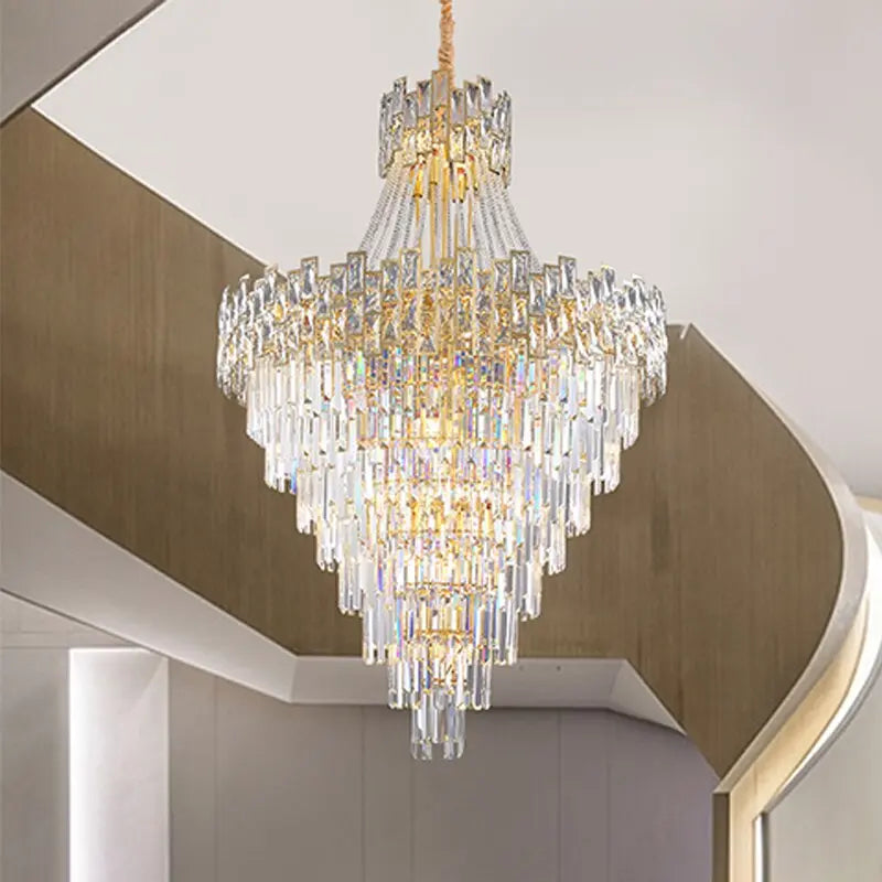 Art Decor Brass Globe Crystal Chandelier ChandeliersLife®