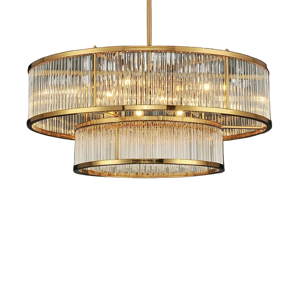 Lucien pendant and wall lights with copper and crystal elements — catalogue view 3