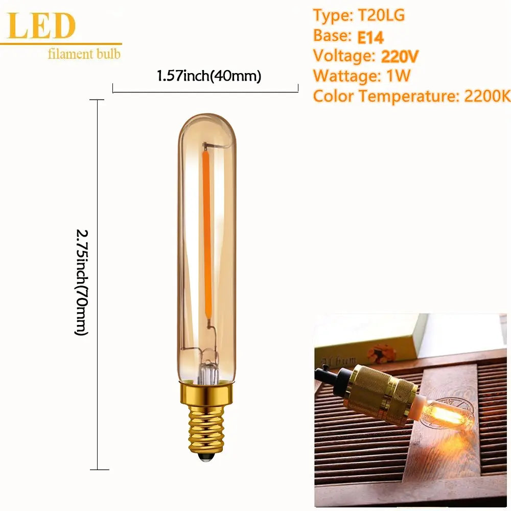 Retro LED Spiral Filament Light Bulb ChandeliersLife®