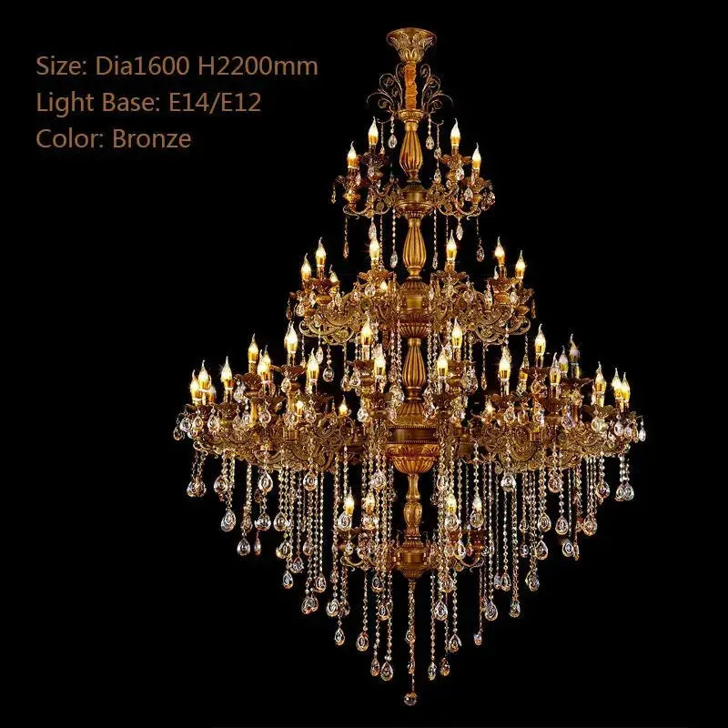 Luxurious Huge Crystal Chandelier ChandeliersLife®
