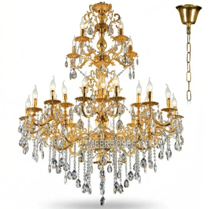 Luxurious Crystal 3 Tiers Chandelier ChandeliersLife®