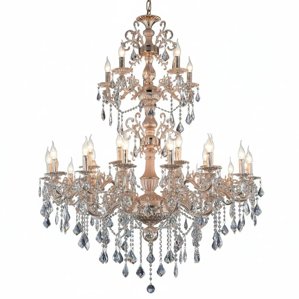 Luxurious Crystal 3 Tiers Chandelier