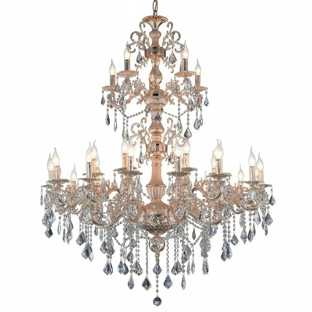 Luxurious Crystal 3 Tiers Chandelier ChandeliersLife®