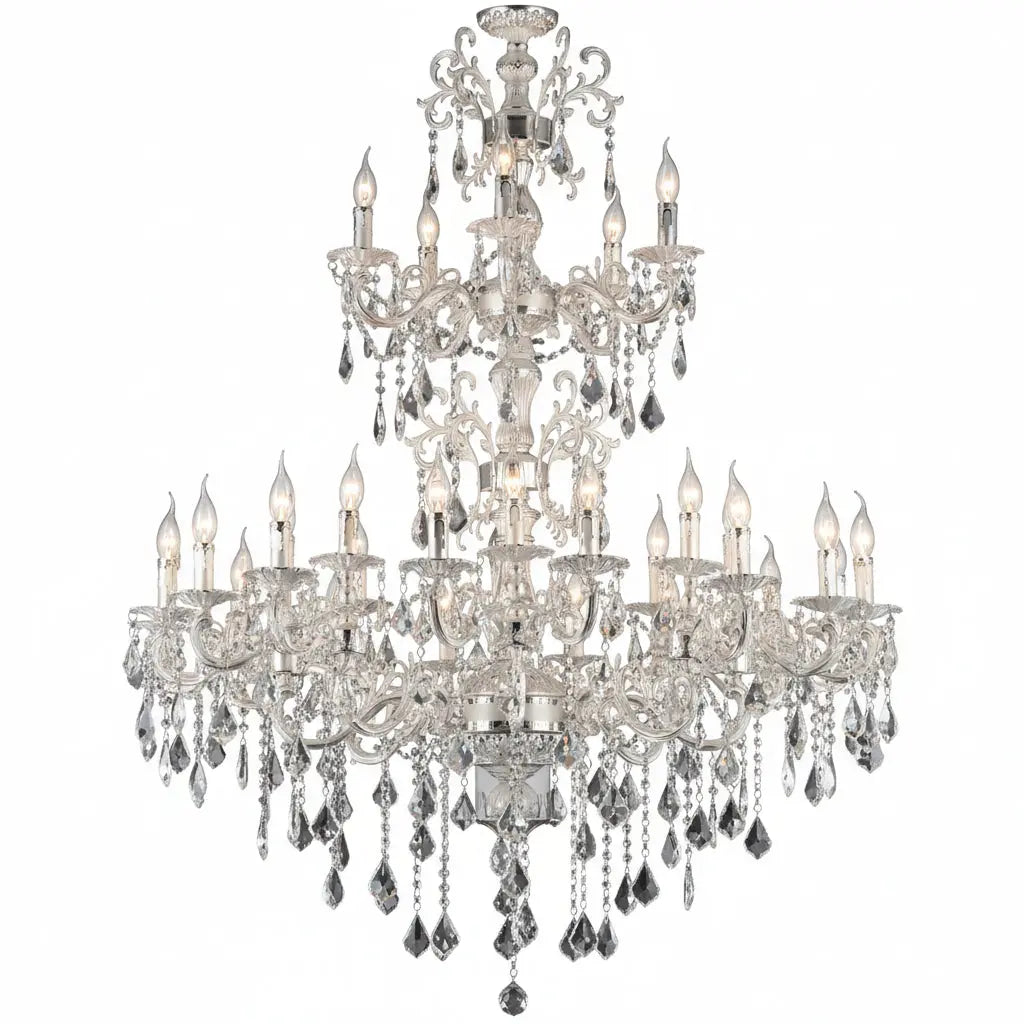 Luxurious Crystal 3 Tiers Chandelier