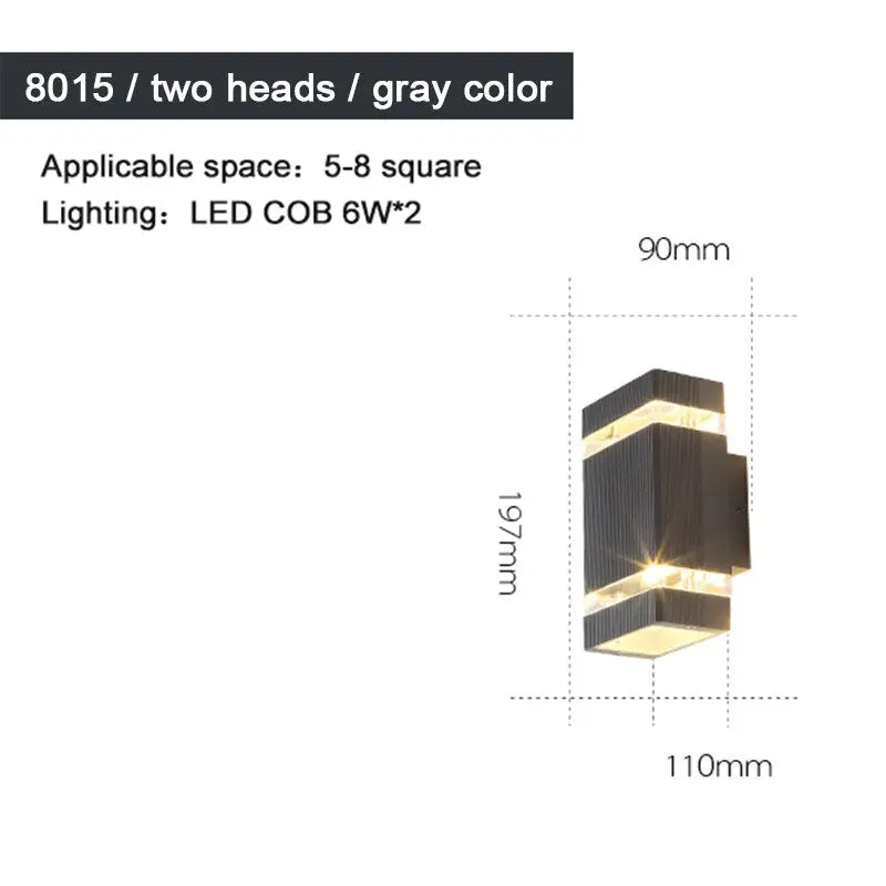 Outdoor Aluminum Waterproof Wall Mounted Lamp ChandeliersLife®