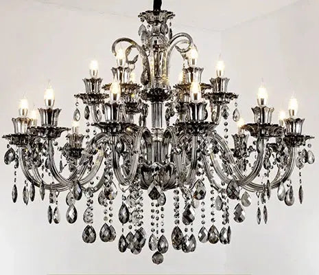 Modern Candle Large Crystal Chandelier ChandeliersLife®