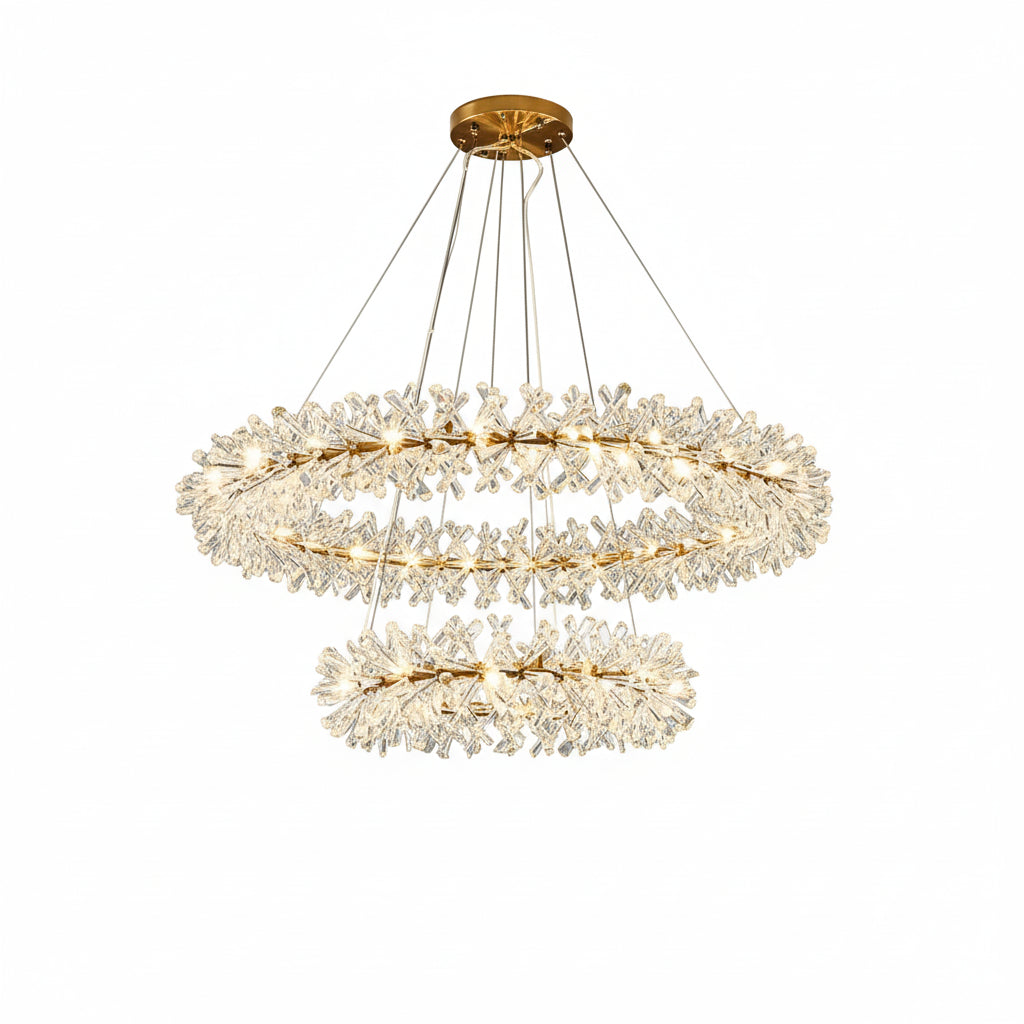 Modern Crystal Flower Pendant Chandelier ChandeliersLife®